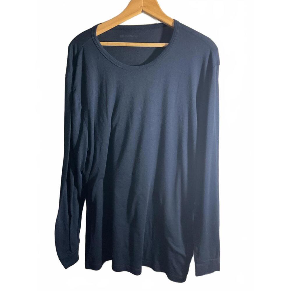 Heat Holders Navy Blue Long Sleeve Base layer Shirt for Men Large
